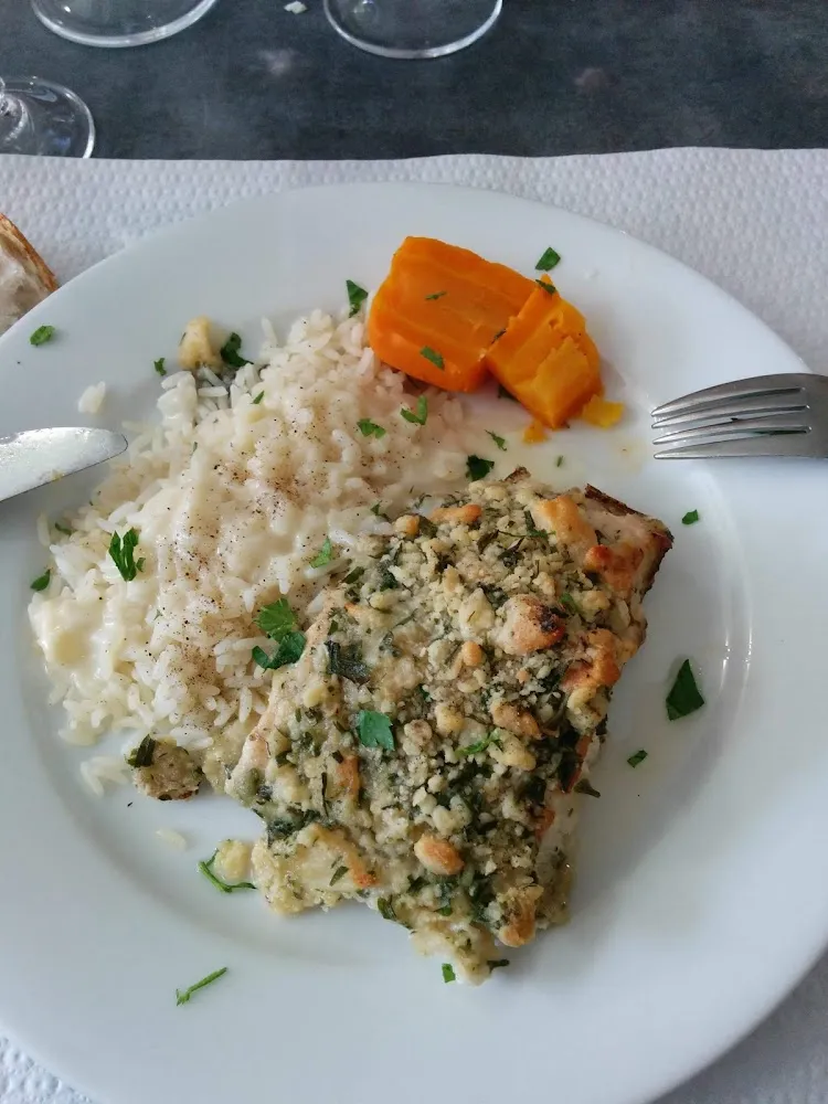 Grilled Fish and Rice